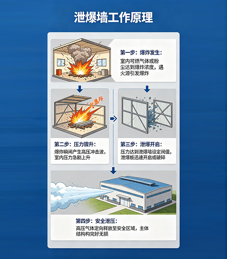 泄爆墙工作原理